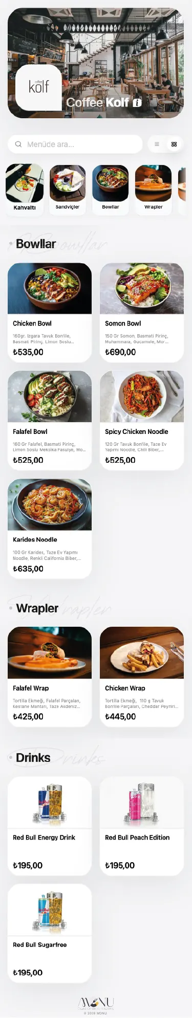 Monu Menu Preview